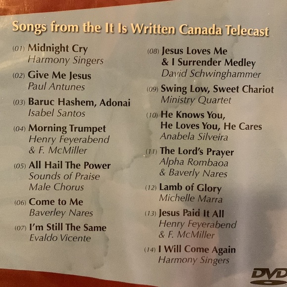 Spiritual music DVDs. Faith - Picture 4 of 8